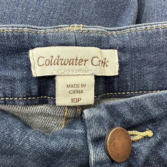 Coldwater Creek Straight-Leg Women's Jeans Size 10P Mid Rise Stretch NWT - Picture 10 of 10